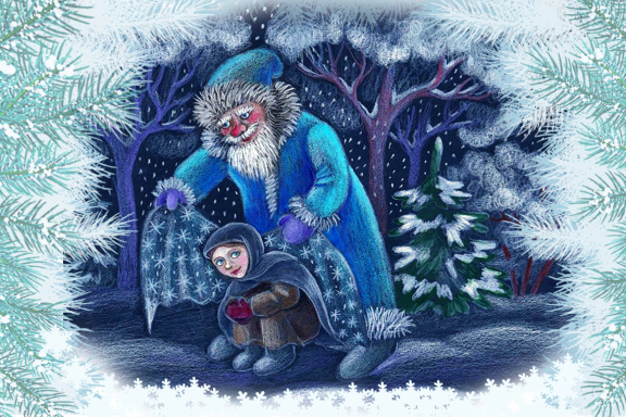 Хороводы и игры с дедом Морозом и кукольная сказка «Морозко»