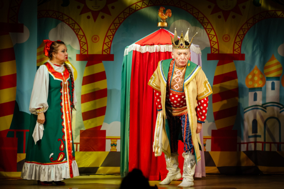 Сказка о золотом петушке. Детский литературный театр