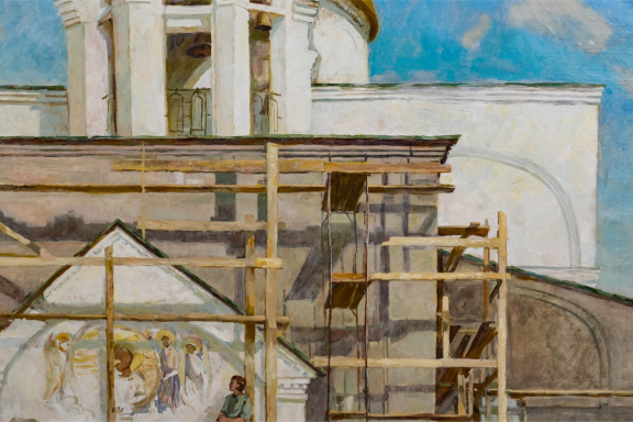 Выставка дипломных и учебных работ студентов КХУ им. В.И. Сурикова разных лет «Христианские мотивы»