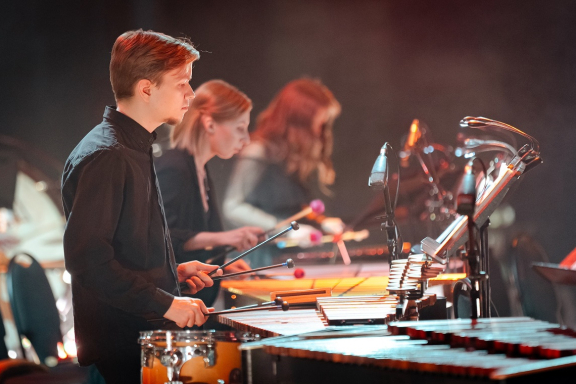 Новогодний концерт. Сибирский оркестр ударных инструментов