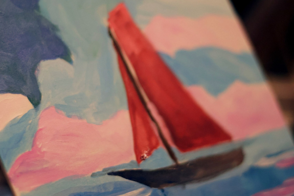 Театральная живопись. Свет в темноте