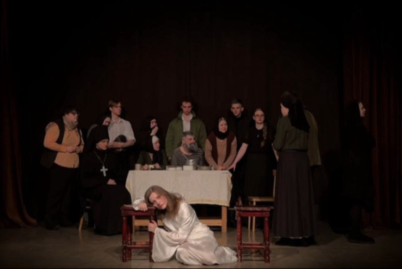 Учебный спектакль студентов 3-го курса «Не стоит село без праведника»